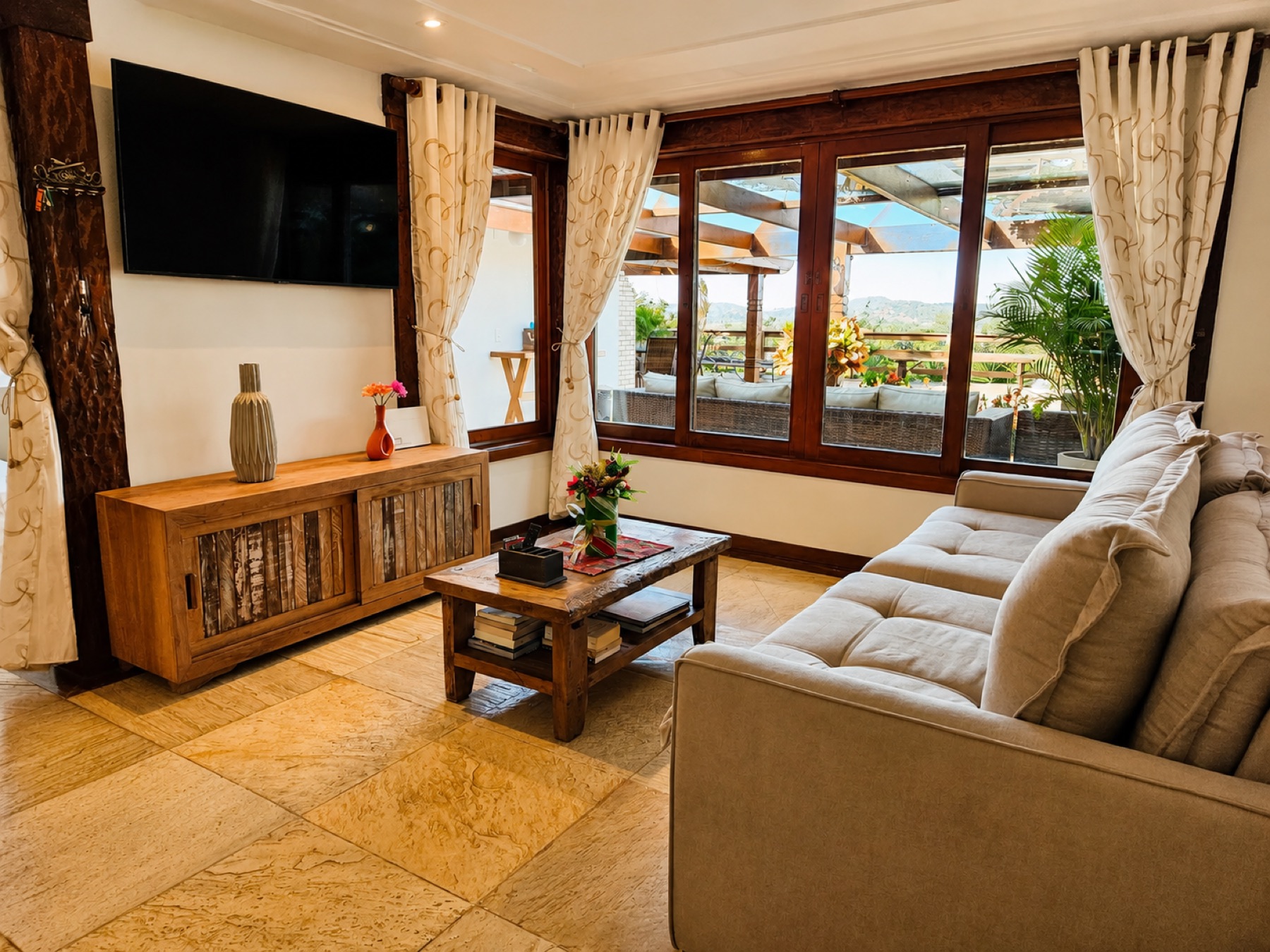 Casa Bela 21 — vista da sala
